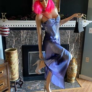 Zum Zum by Niki Livas Shimmering Silver Gown